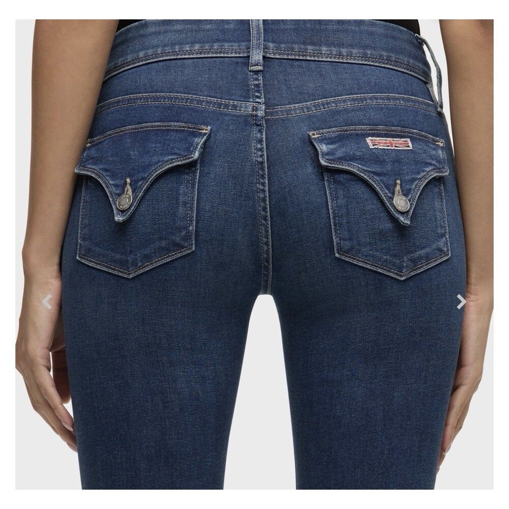 Hudson Collin Skinny Jeans Womens 31x30 Instant Crush Blue NWT Short Rise